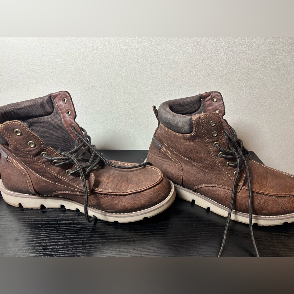 Dockers Men's Dark Brown Wedge Boots - Picture 3 of 5